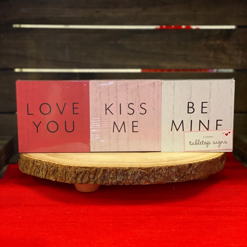 Target BP Valentine's Day Wooden Signs
